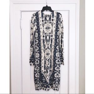 Tori Burch Long Sleeve Printed Dress